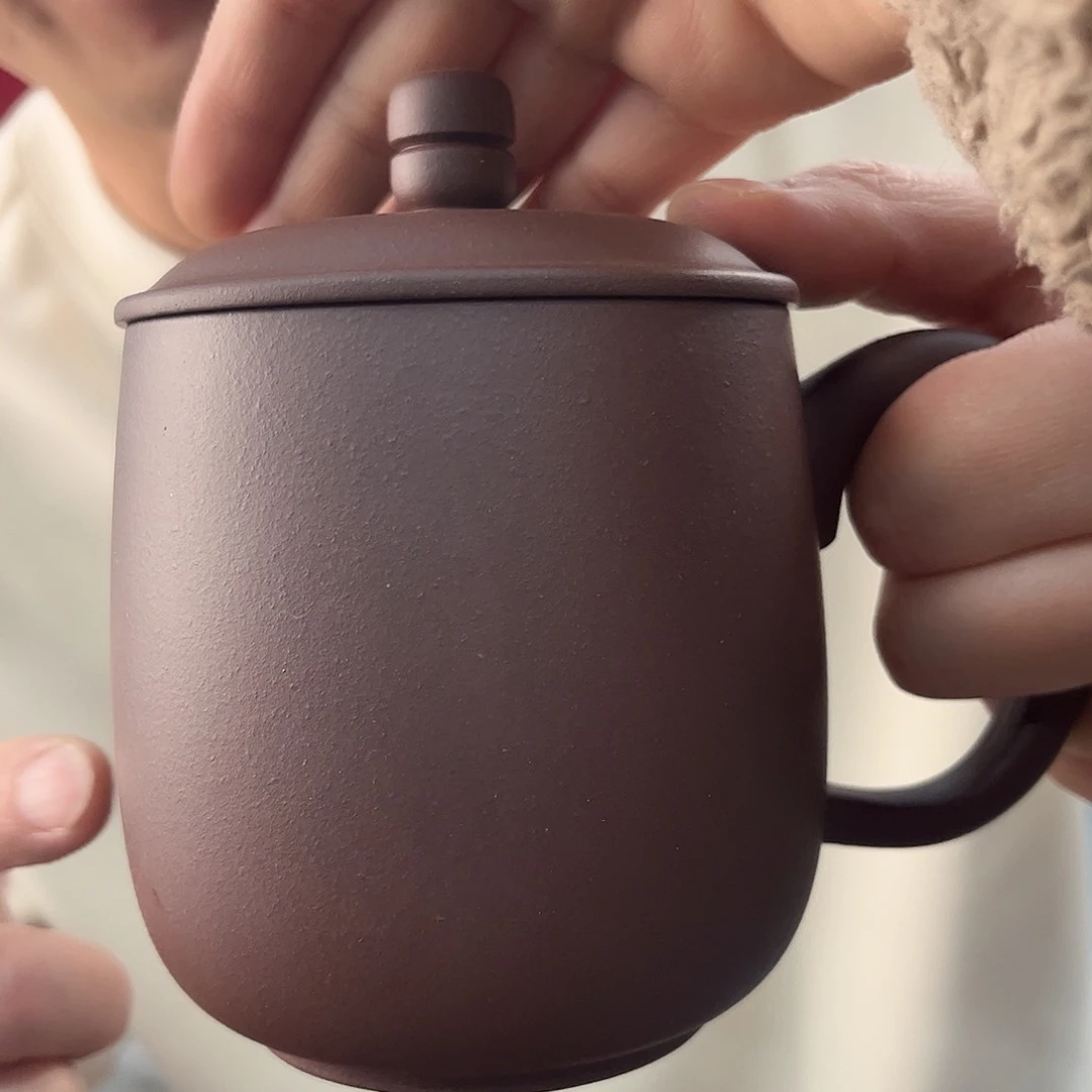 紫砂茶杯原矿紫砂