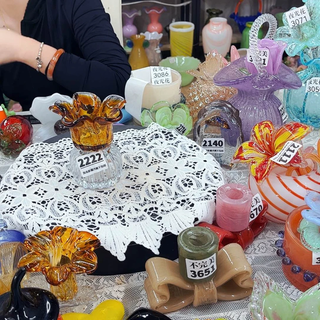 2222 烛台花 家悦琉璃工艺品