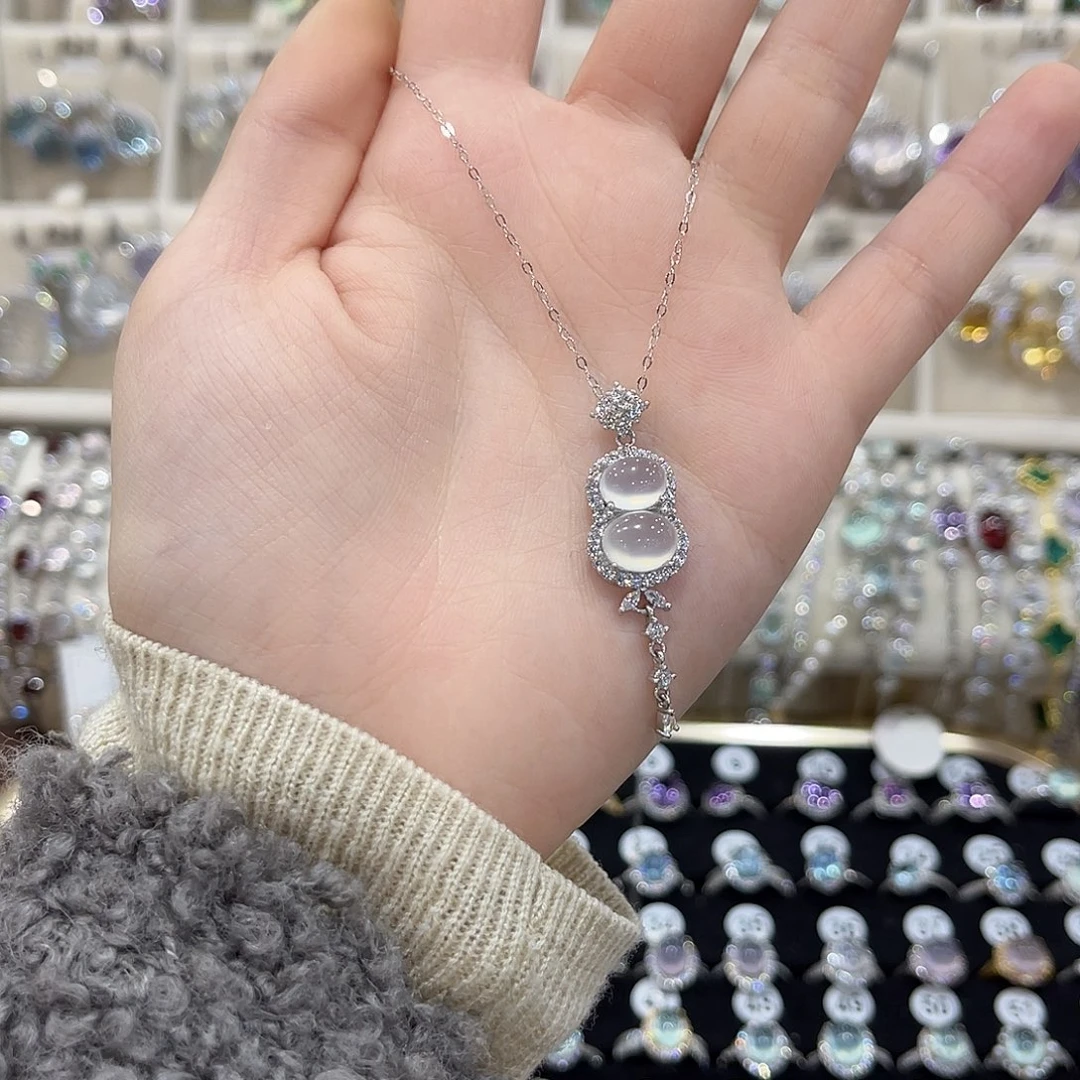 顺***漓蛇纹石玉银S925镶嵌戒指