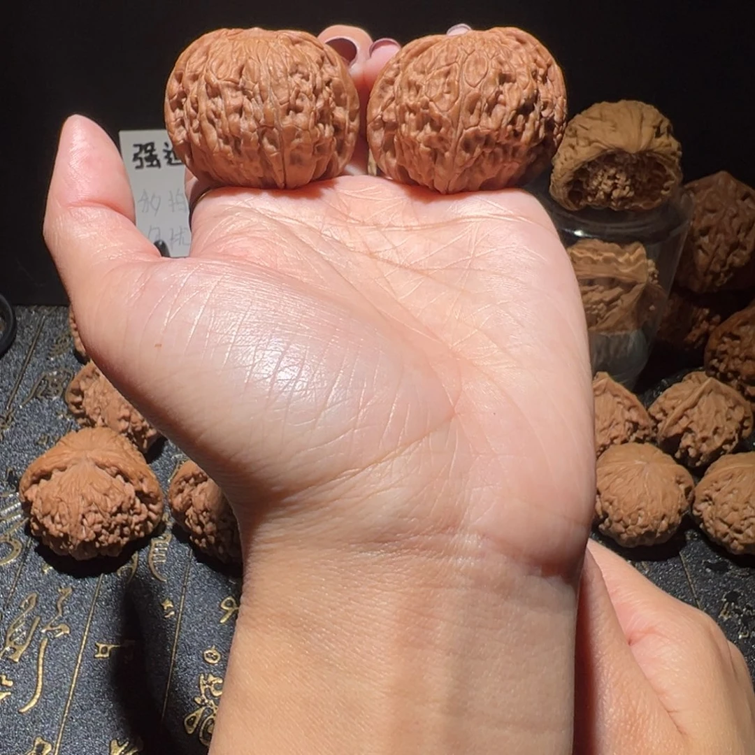 吊坠文玩核桃磨盘39.5手把件90