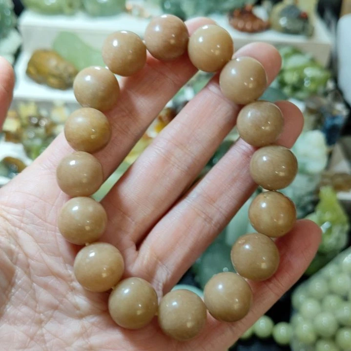 岫玉手串款式未镶嵌