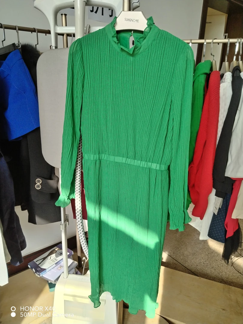 修身优雅短袖女士连衣裙时尚百搭