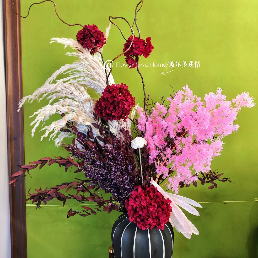 【波尔多迷情】单拍花高级家居永生花