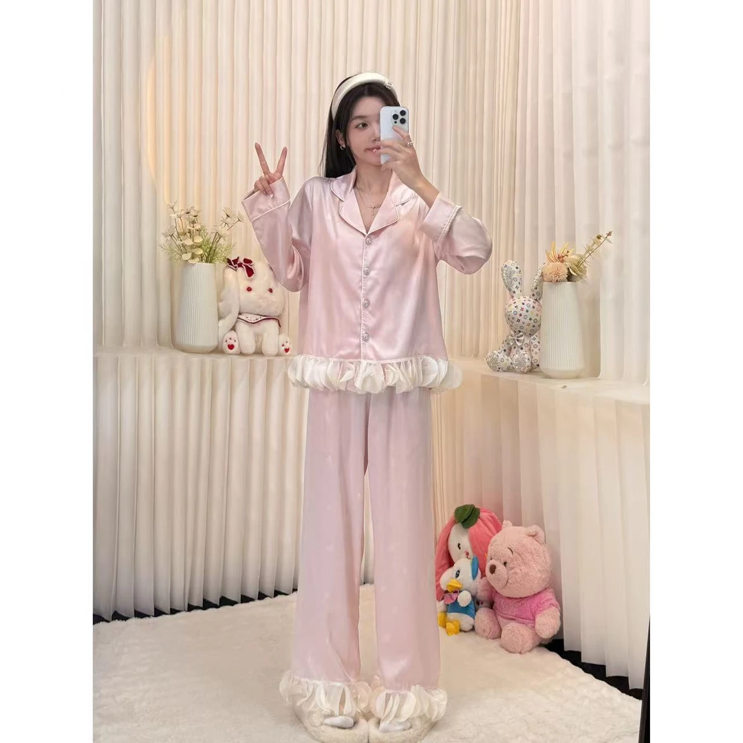 韩版春秋四季气质舒适款长袖设计师款休闲套装