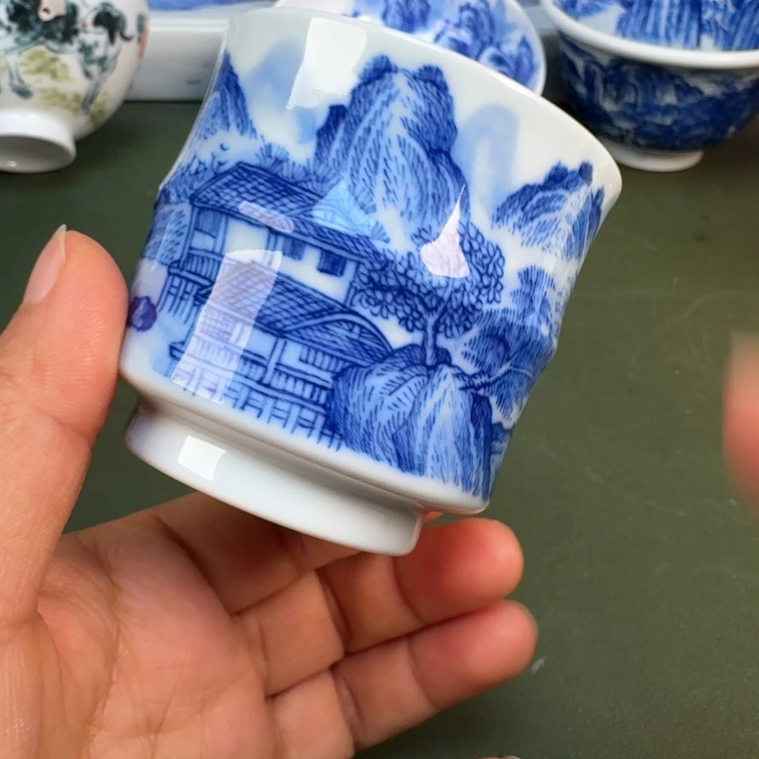 陶景德镇纯手绘茶具圆圆201