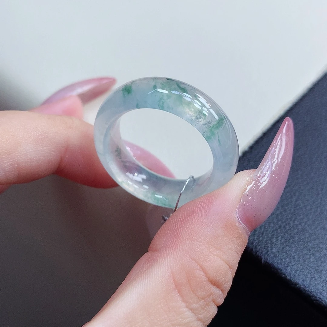 翡翠戒指未镶嵌22-23号