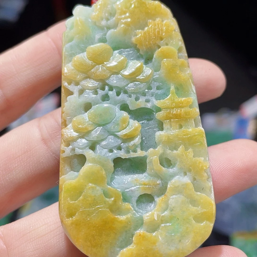 颈饰未镶嵌翡翠一