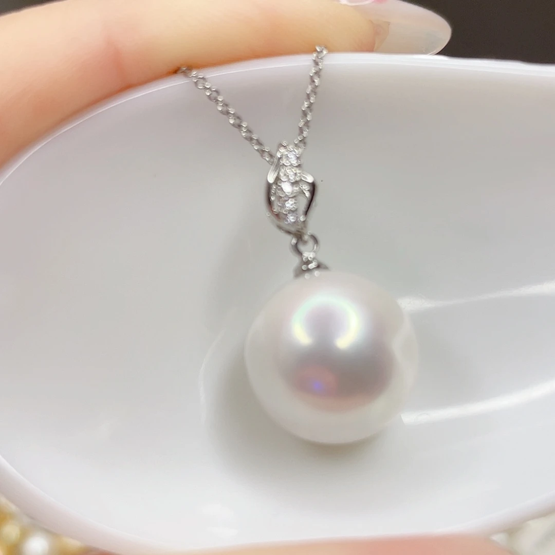 淡水珍珠未镶嵌吊坠(赠链)