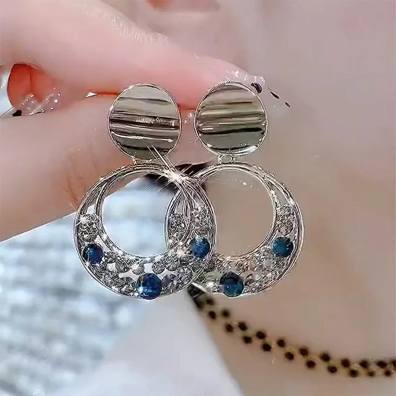 925银耳饰 防过敏高级感复古耳环纯银针气质防过敏耳钉女简约宫廷