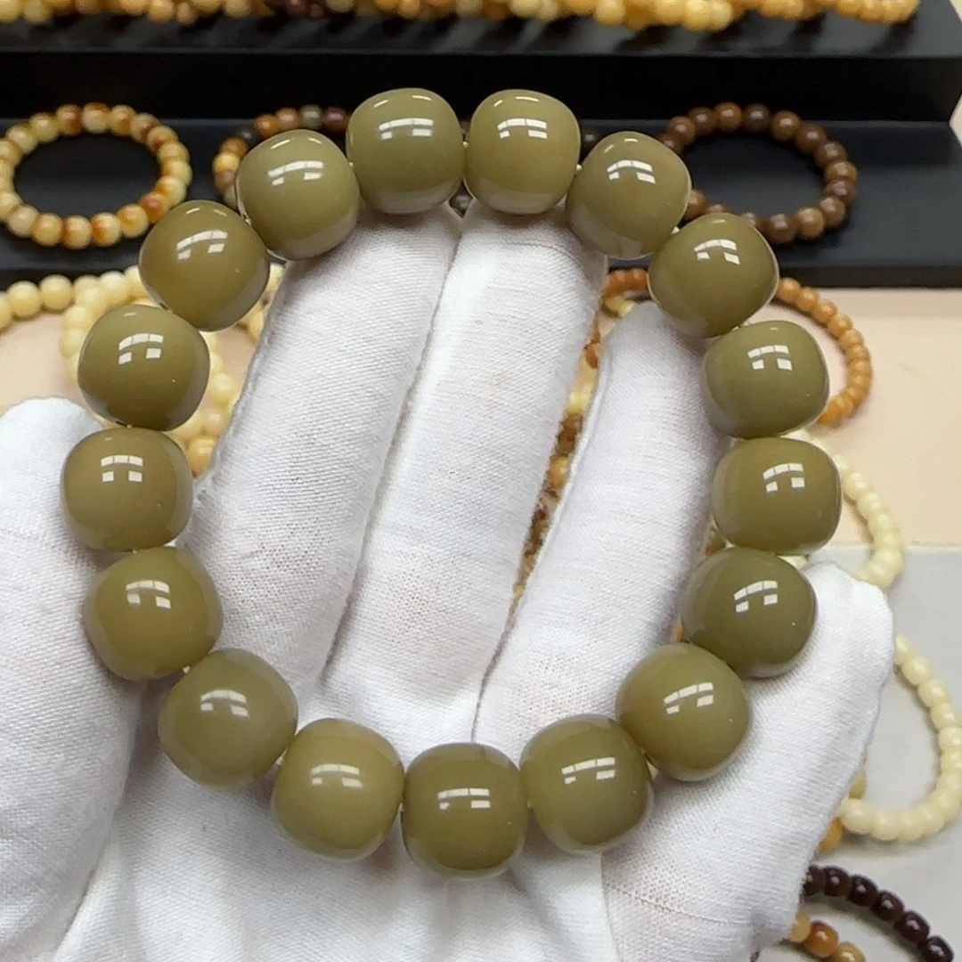 手串菩提根/象牙果13*14 花皮 5年