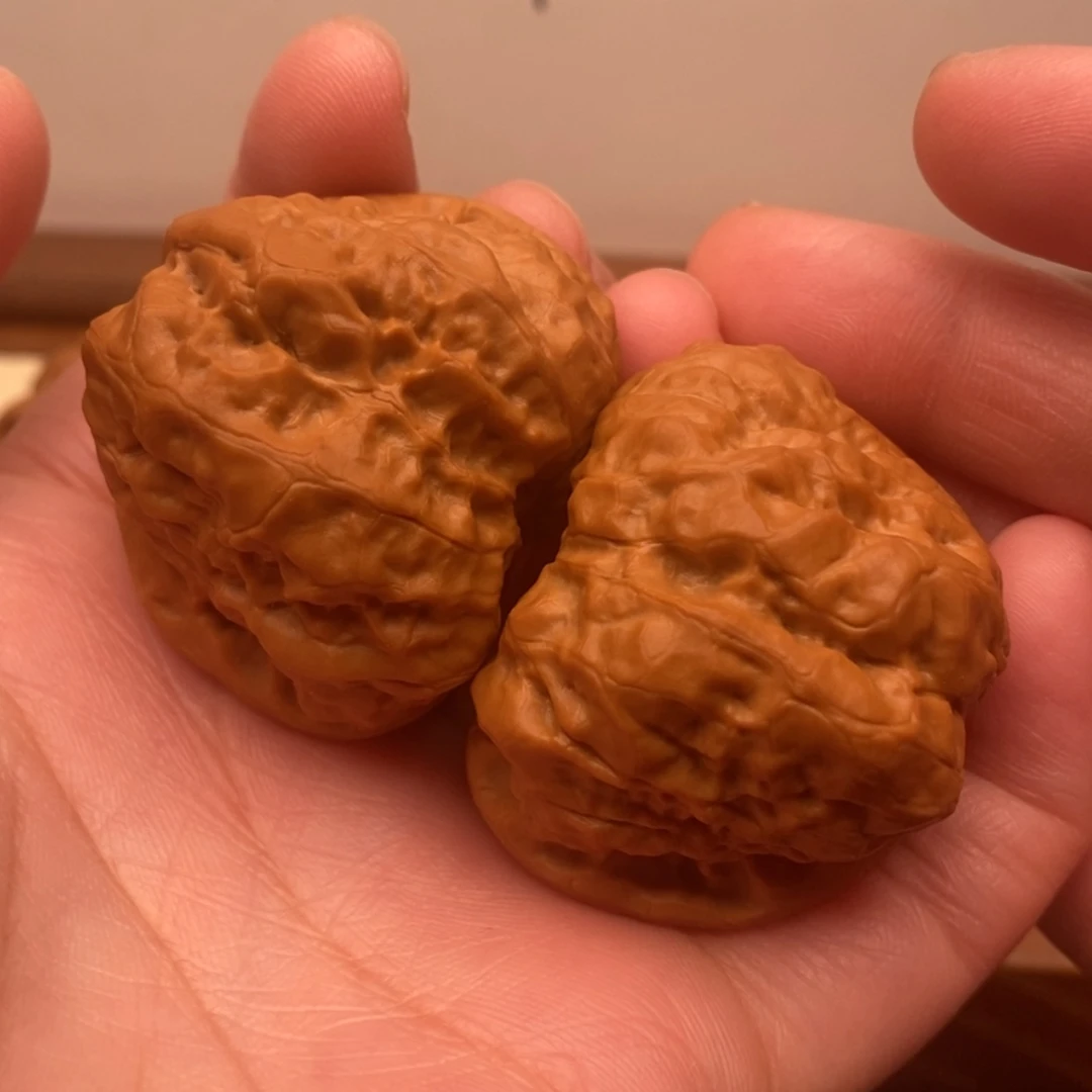 【闪购商品】把件文玩核桃四开背边41左右