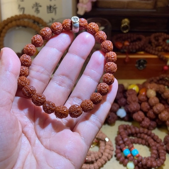 吊坠金刚菩提105玉化单圈金标