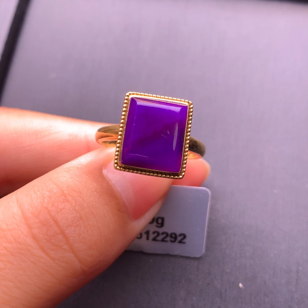 苏纪石（舒俱来）18K金镶嵌戒指