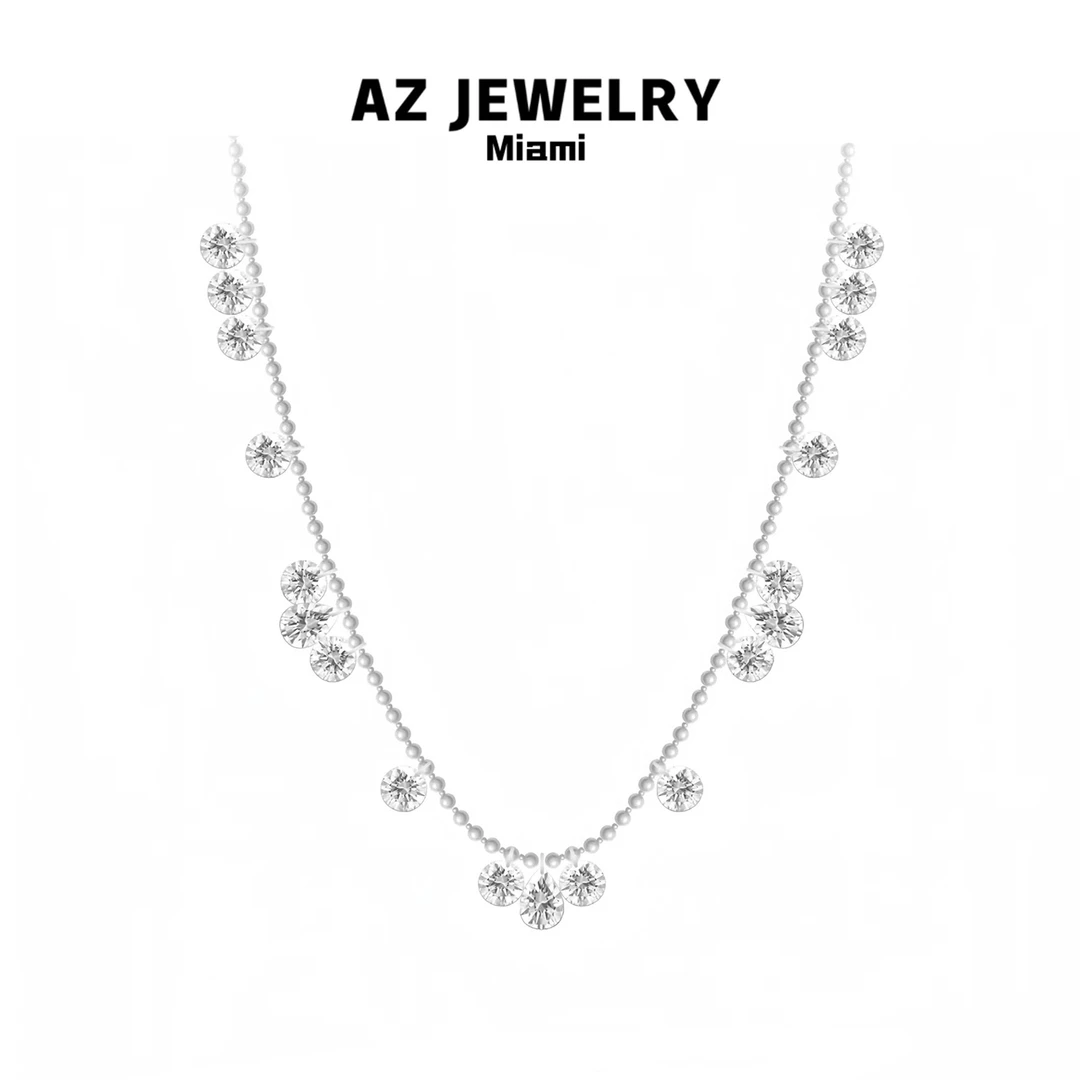 ANNA ZUCKERMAN 坠链均925银 【泪碎星河】轻奢水滴项链女