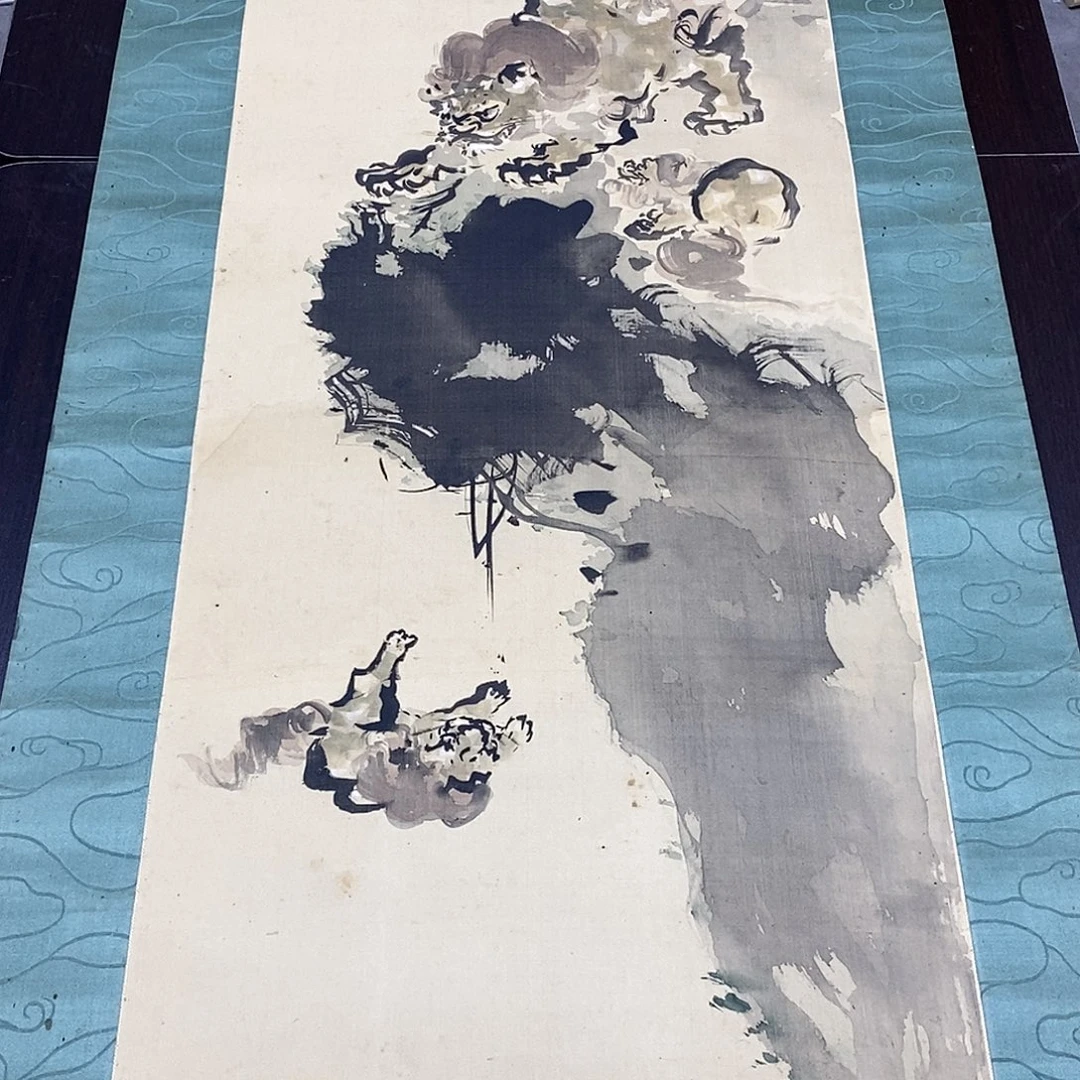 横款装饰画动物画