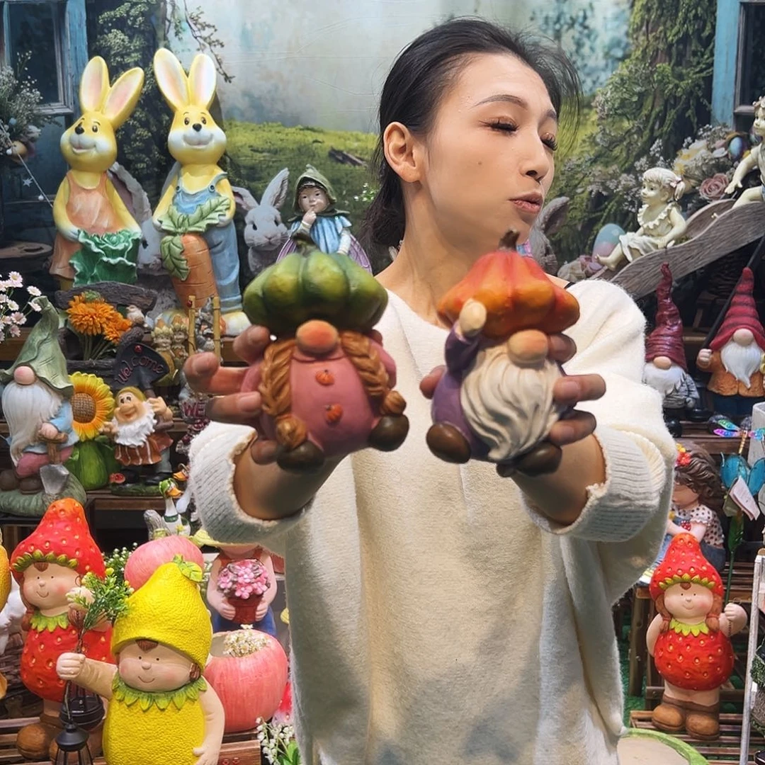 花园摆件红红火火