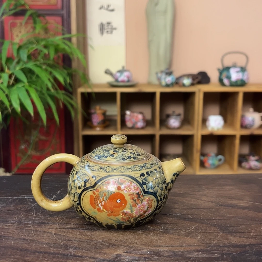 柴烧手工手绘陶瓷