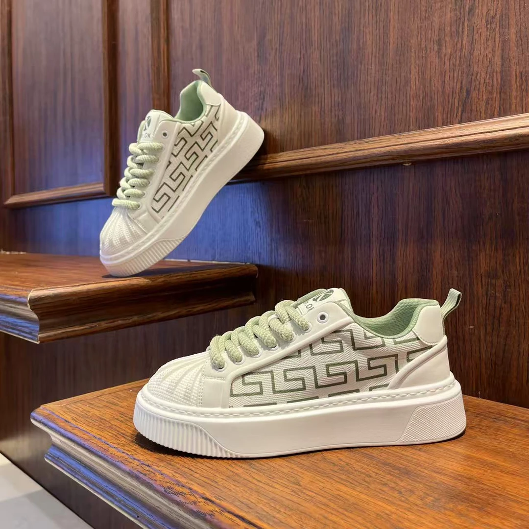 男鞋2025潮流印花秋季小白鞋低帮百搭休闲板鞋舒适时尚男生潮鞋子