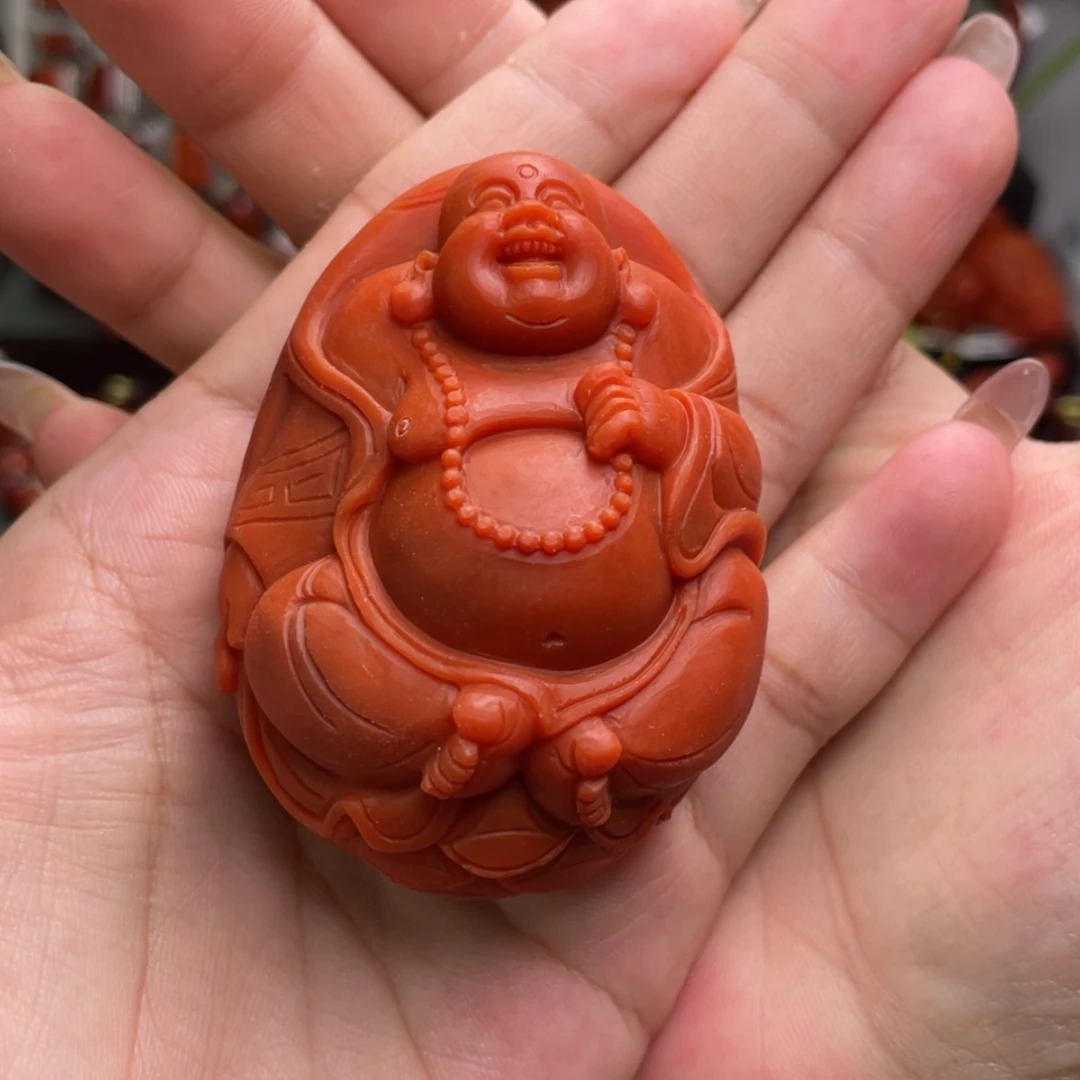 【闪购商品】未镶嵌大弥勒佛南红玛瑙