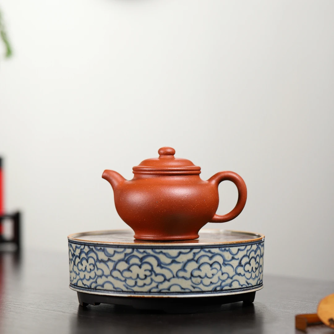 御闳抟砂精工半手工20目粗砂血降坡泥『掇只壶』220cc