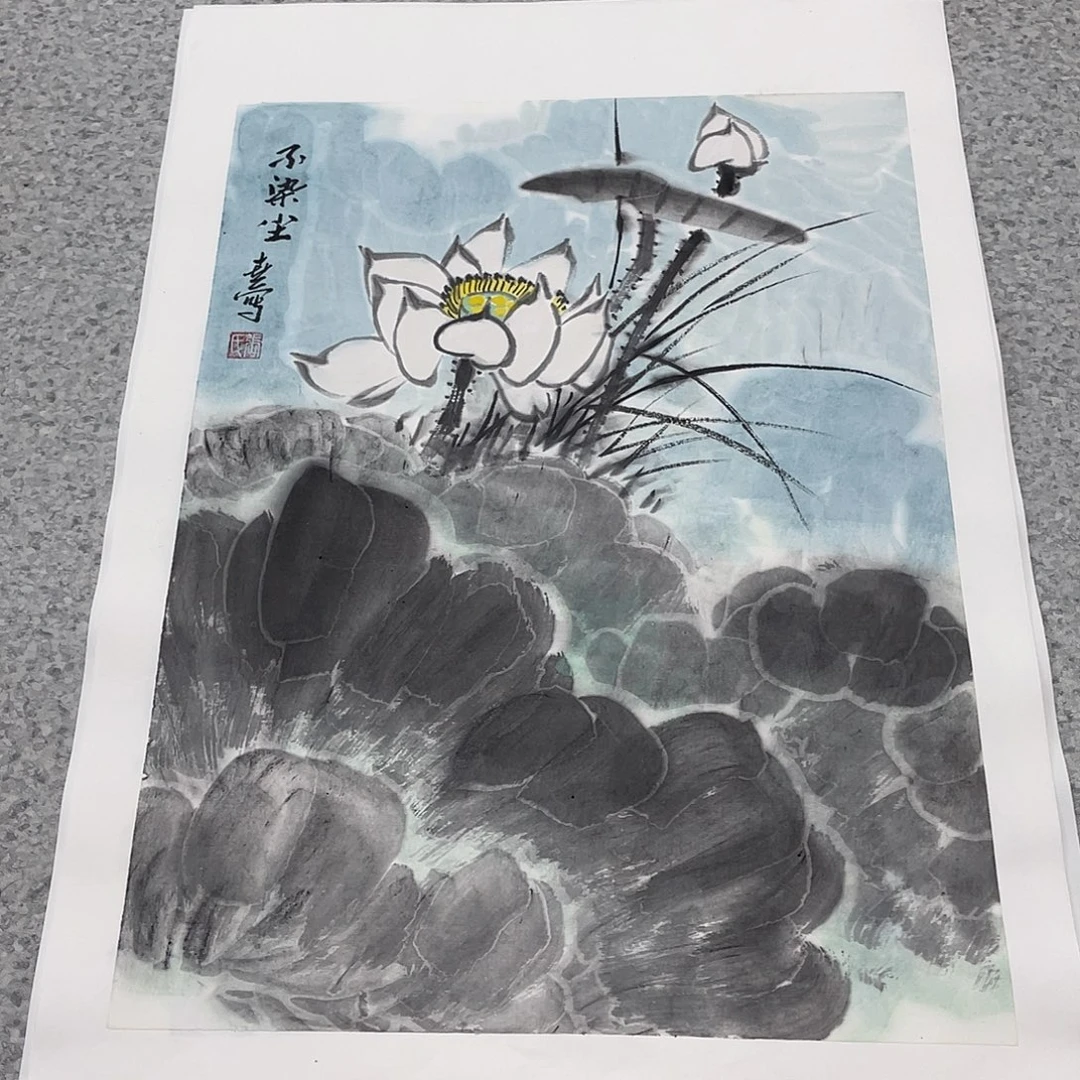 国画1.4平尺国画作品