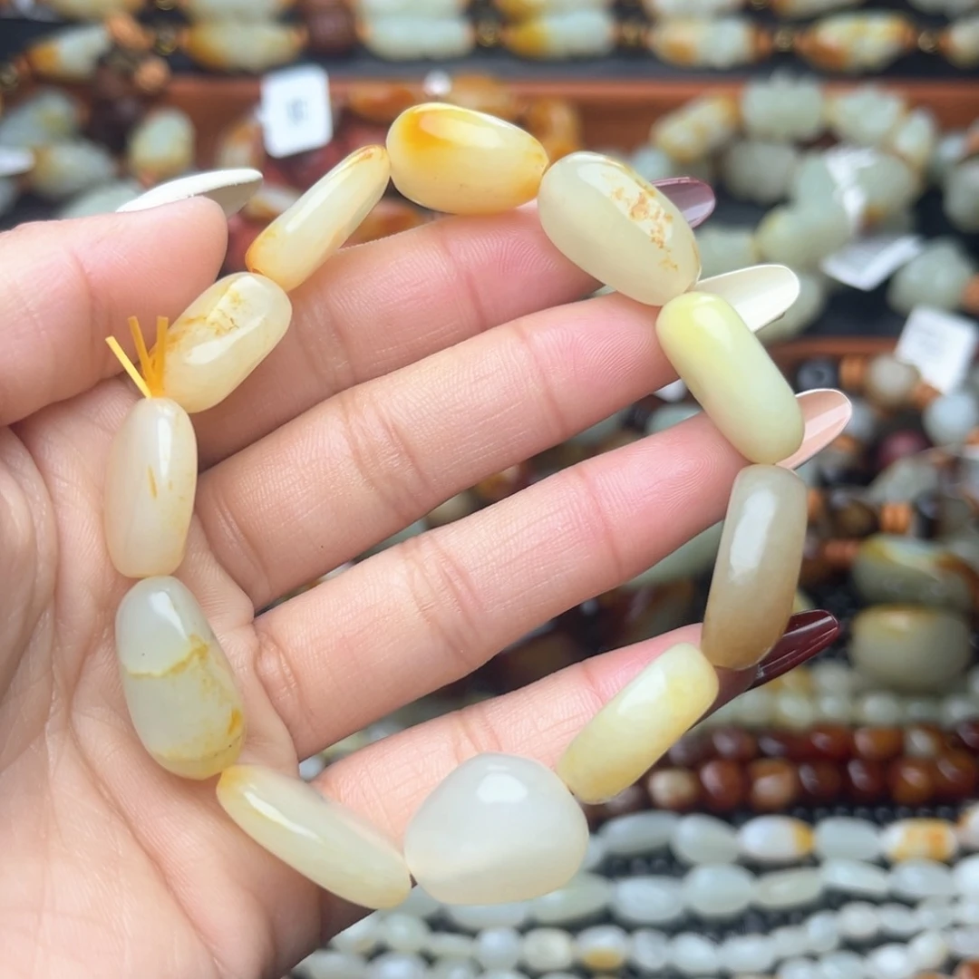 和田玉手链未镶嵌