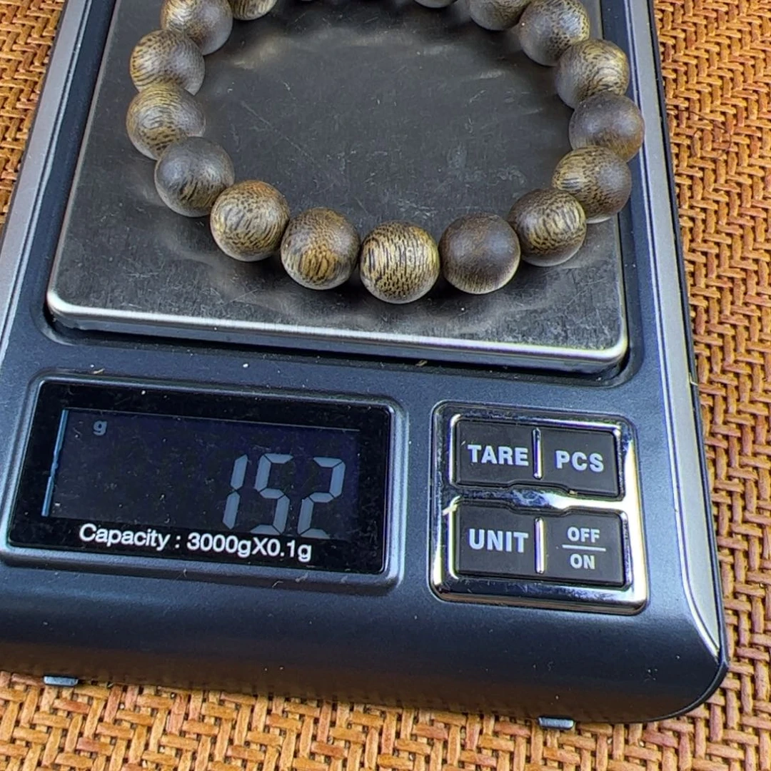 一***您沉香沉香碎屑棋楠沉香圆珠12mm克重15克➕