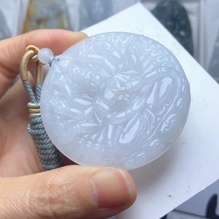 翡翠未镶嵌挂件翡翠