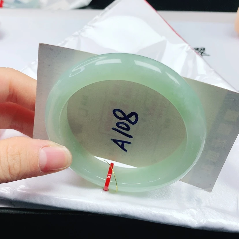 【闪购商品】翡翠手镯未镶嵌天然缅甸a货手镯54+