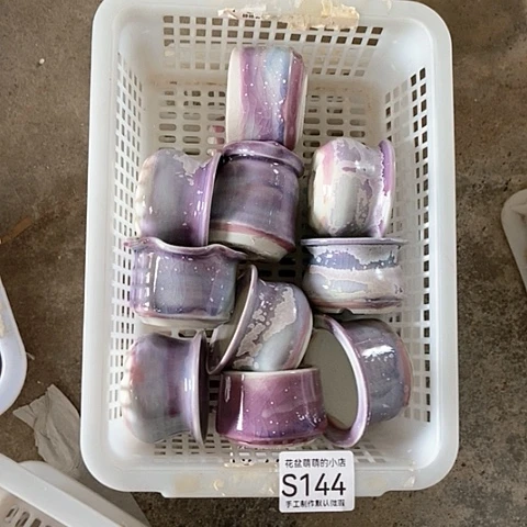 紫砂花盆144微瑕品口径4到5左右