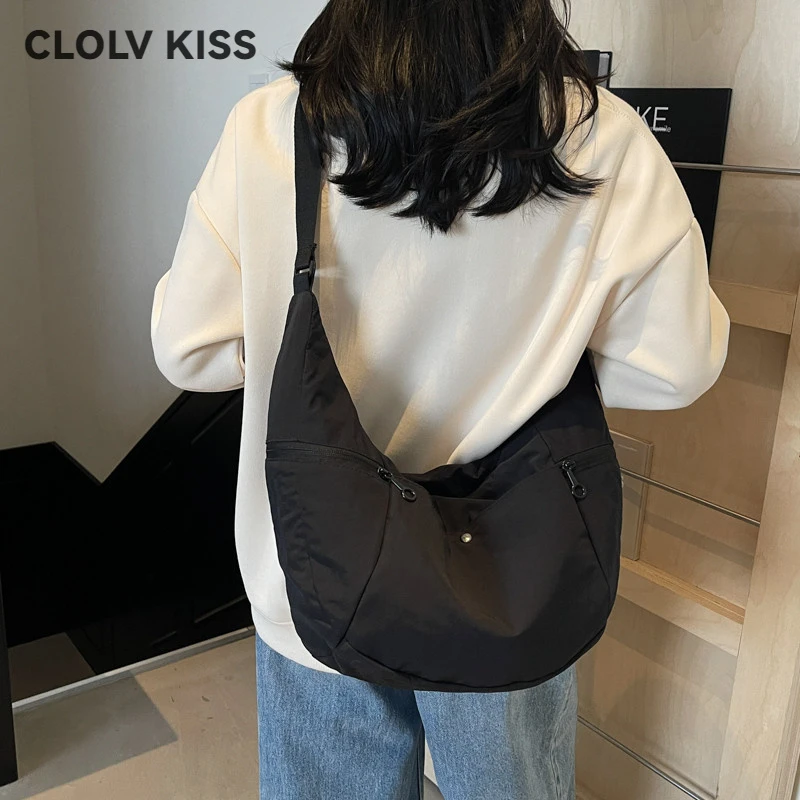 CLOLV&KISS大容量包包女2025夏季新款休闲时尚斜挎包今年流行手提