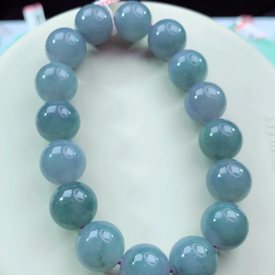 翡翠未镶嵌手链卡12.5