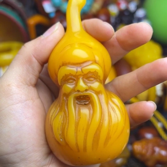 琥珀未镶嵌手链蜜蜡