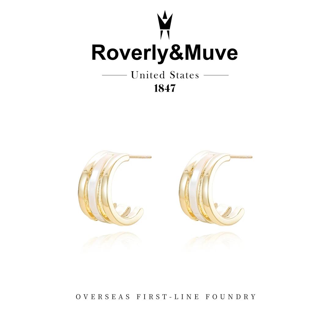  Roverly&Muve★ol风气质耳钉 G0788