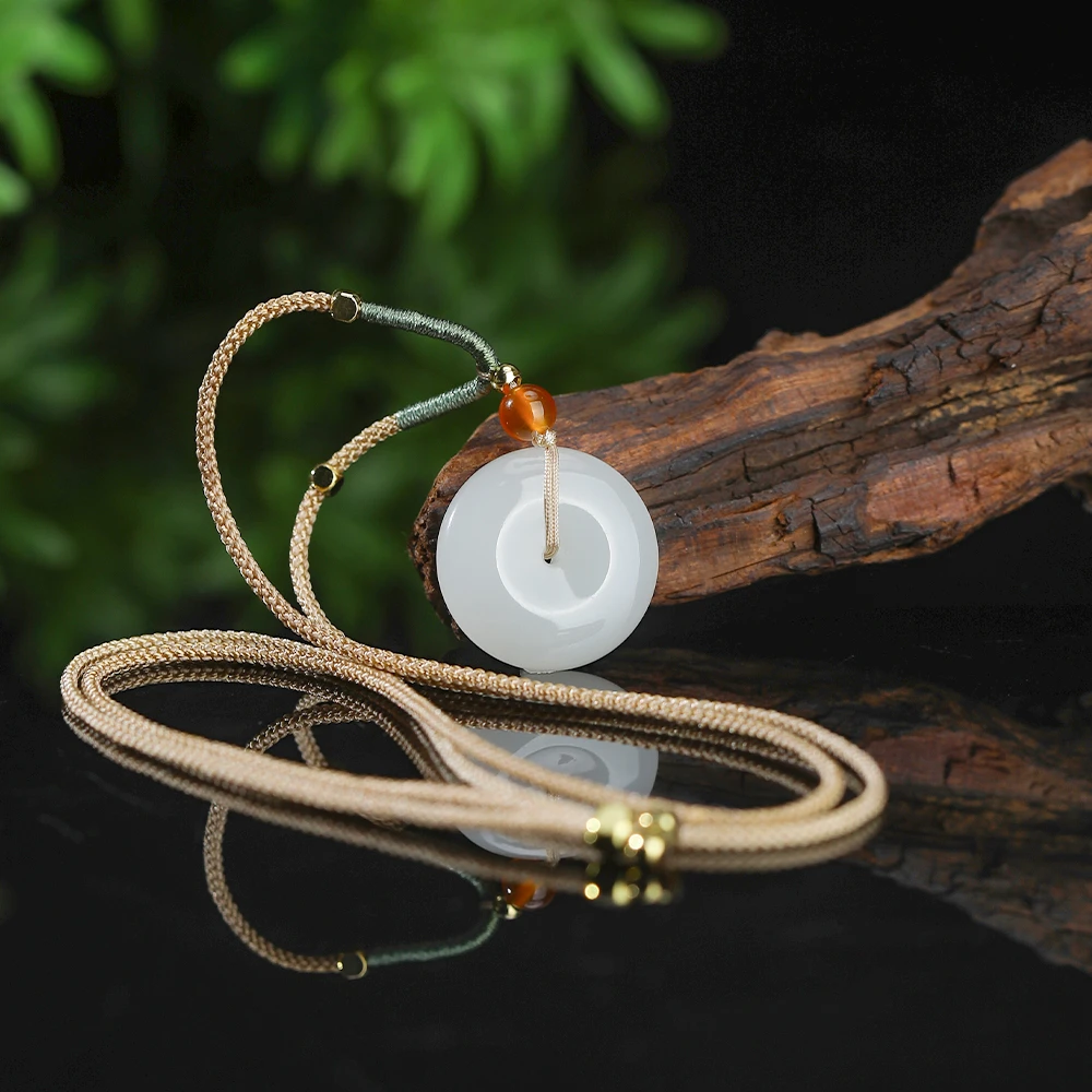 【星光村小飞TH600】和田玉平安扣（多样性发一件）