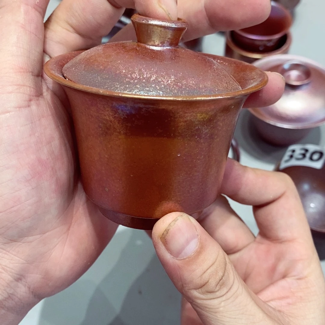 柴烧茶具陶瓷杯子