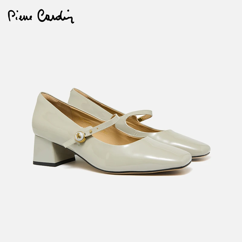 皮尔卡丹 pierre cardin 古典系列女鞋玛丽珍鞋商城同款C51A2058