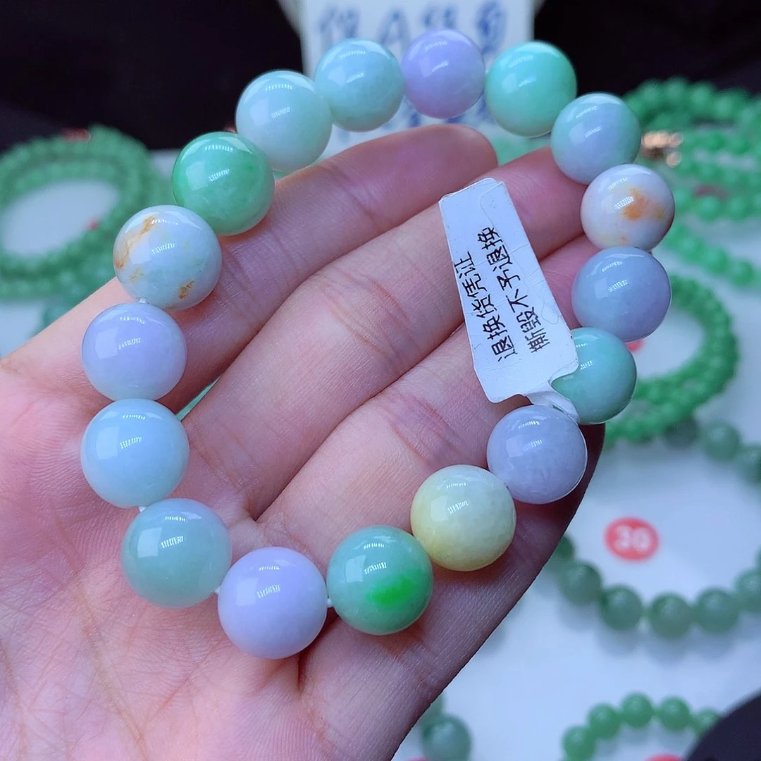 翡翠毛衣链未镶嵌