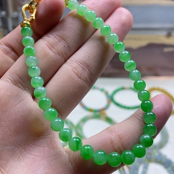 定制翡翠未镶嵌缅甸翡翠A货卡5.5