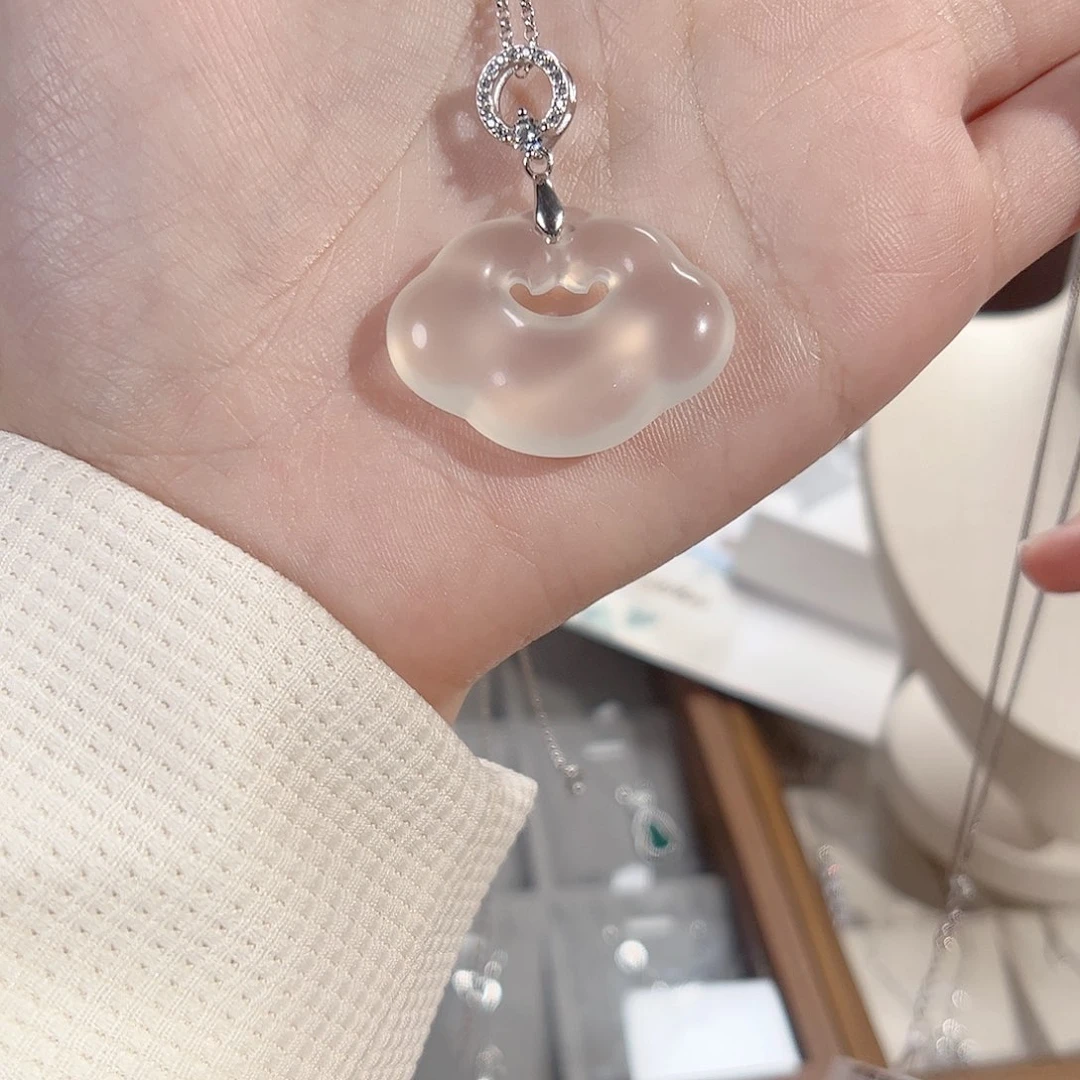 无坠链均925银祥云