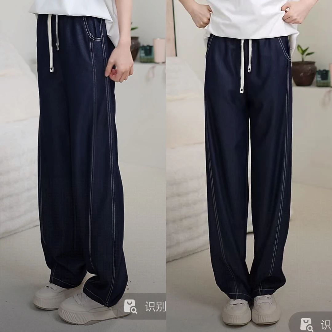 女大童阔腿裤夏季薄款长裤儿童裤子宽松洋气百搭初高中穿搭