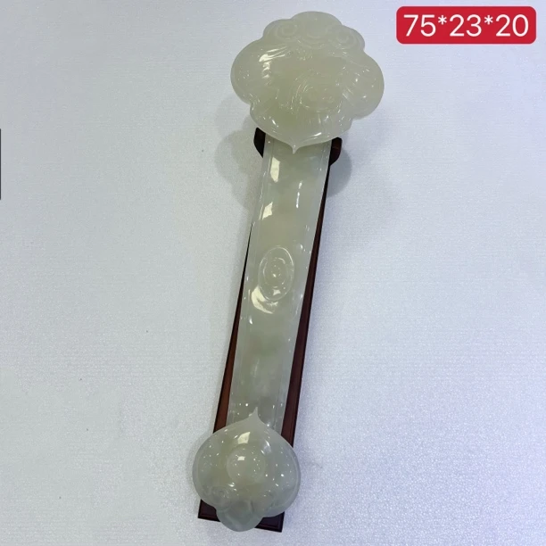 75公分如意纯天然富贵如意摆件家居装饰品摆件石雕开业送礼