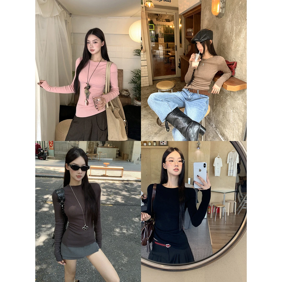 【华尔兹】秋季ins气质时尚百搭辣妹显瘦毛衣2025-NX109#