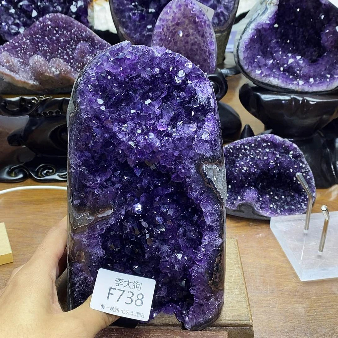 未镶嵌大型摆件（非配饰）紫晶