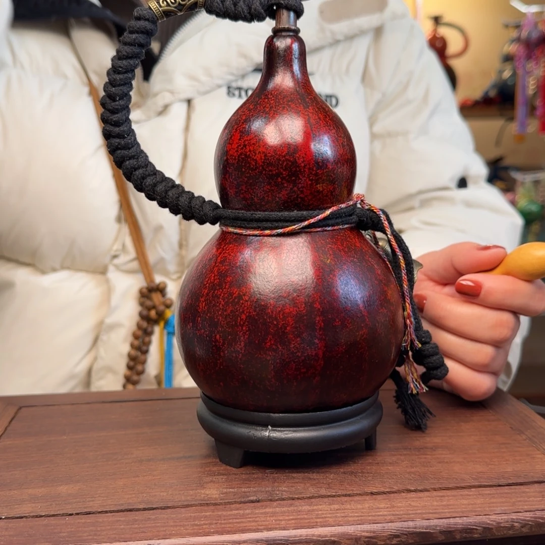 4 传统大漆酒葫芦直播间一物一拍