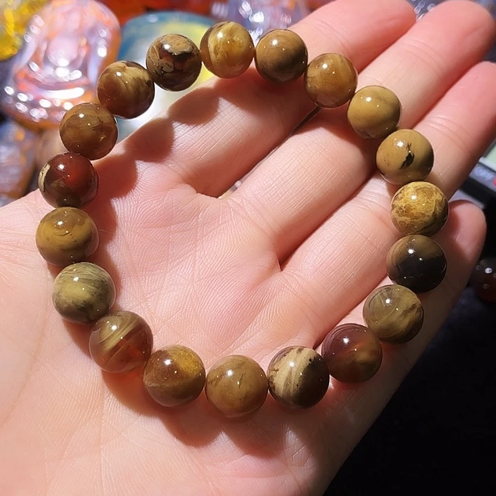 n***i未镶嵌颈饰琥珀10+串