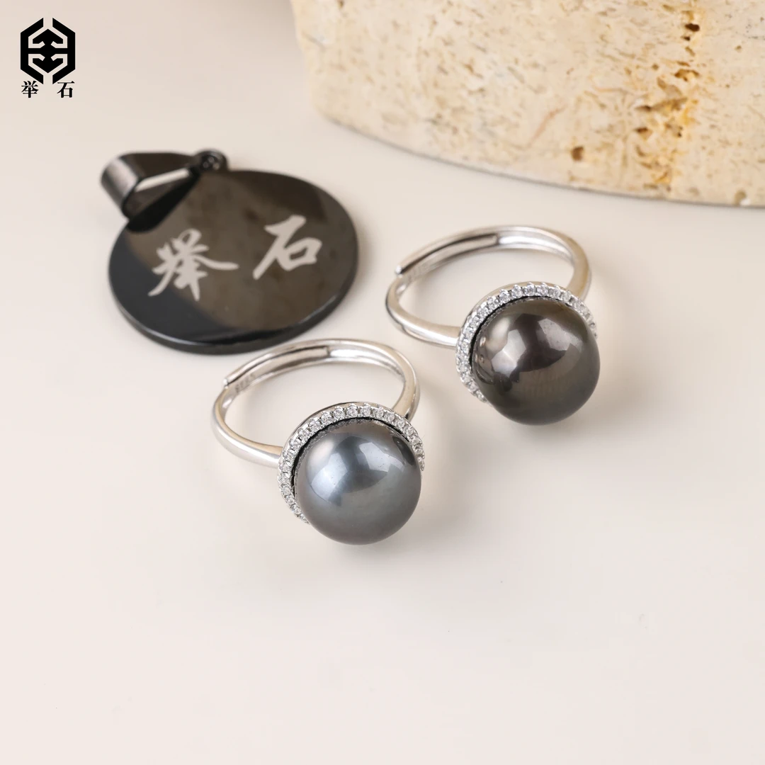 【举石严选】H1013-4050-012海水有核珍珠戒指（一件/多样性发）W