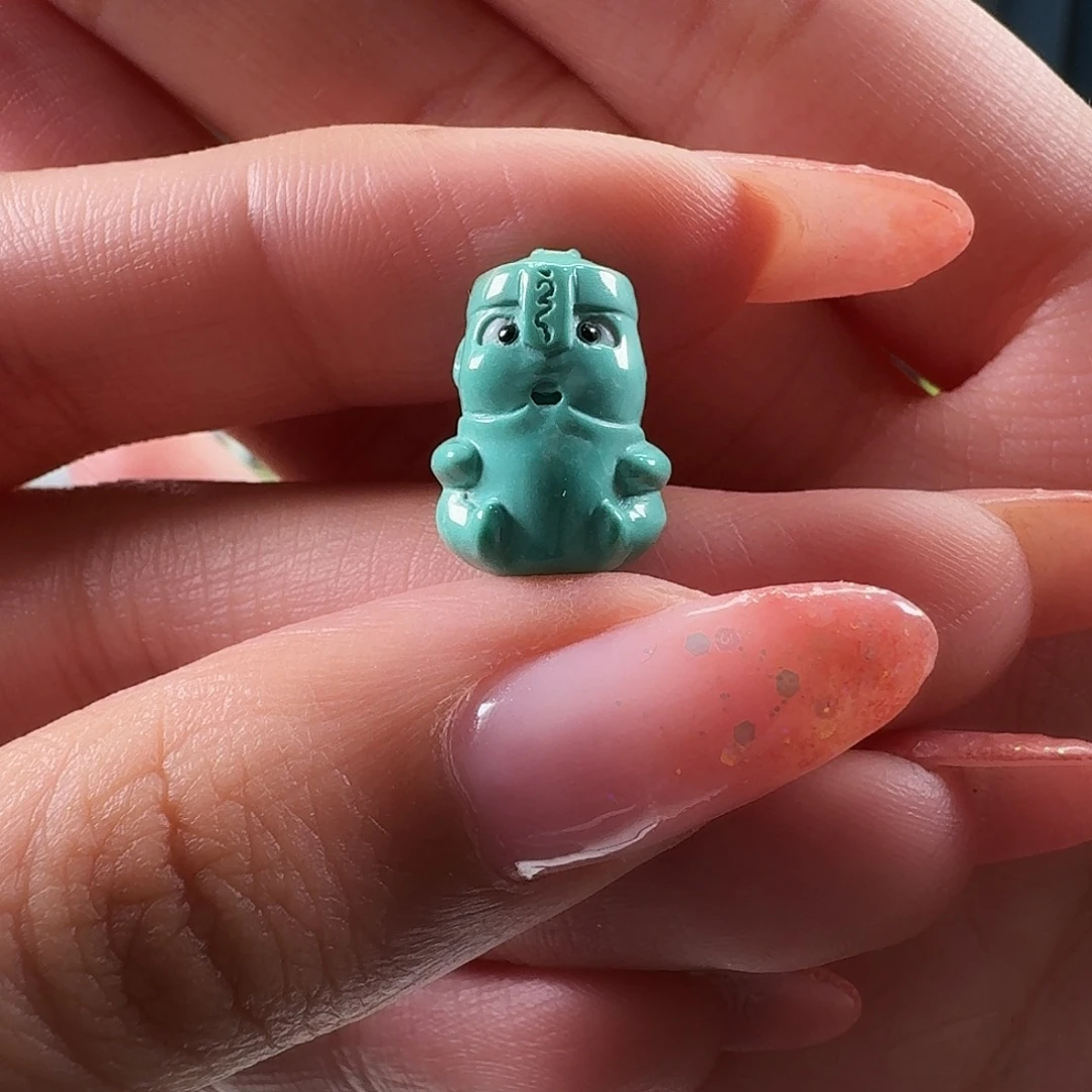 绿松石未镶嵌吊坠(不含链)僵尸宝宝