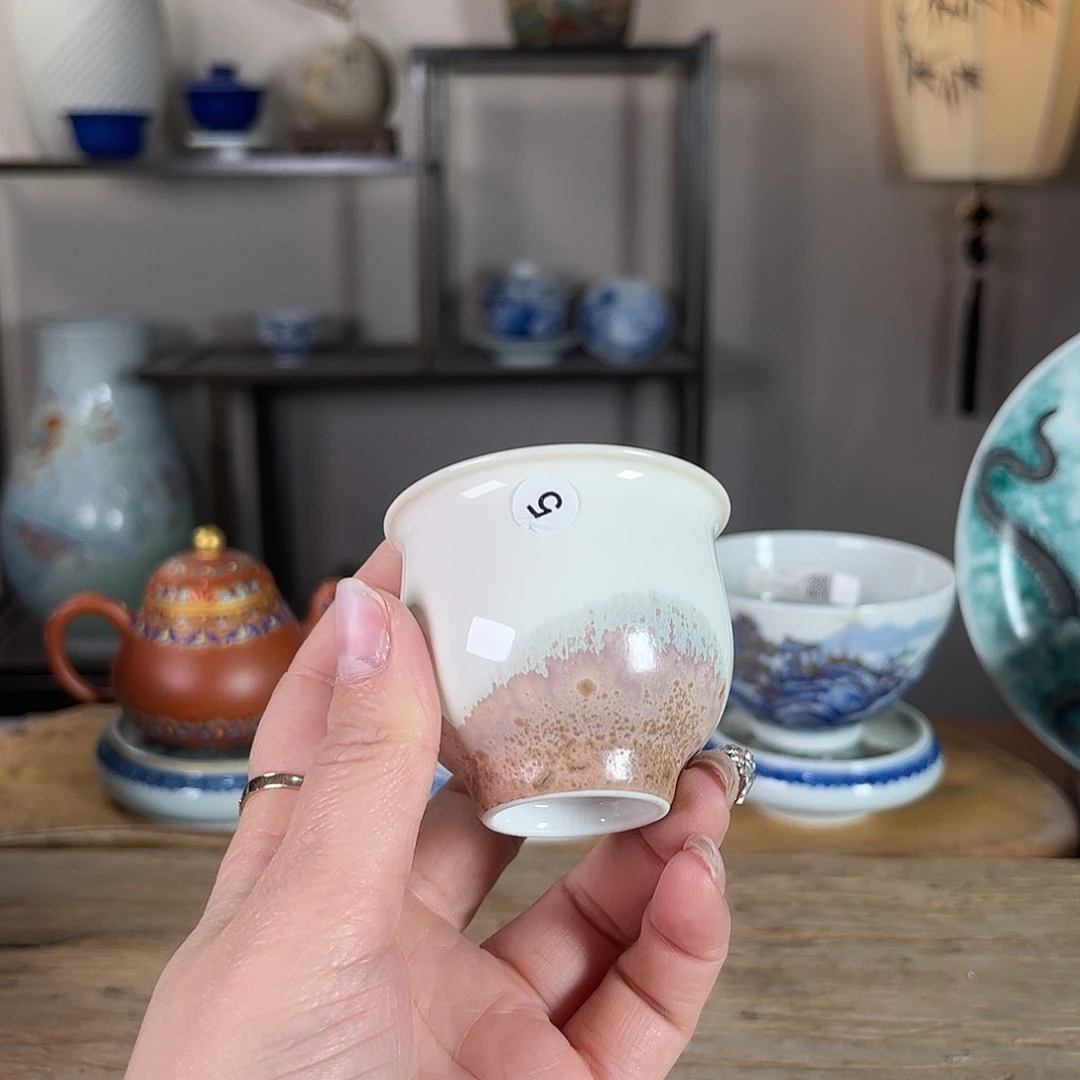 杯景德镇柴烧多人