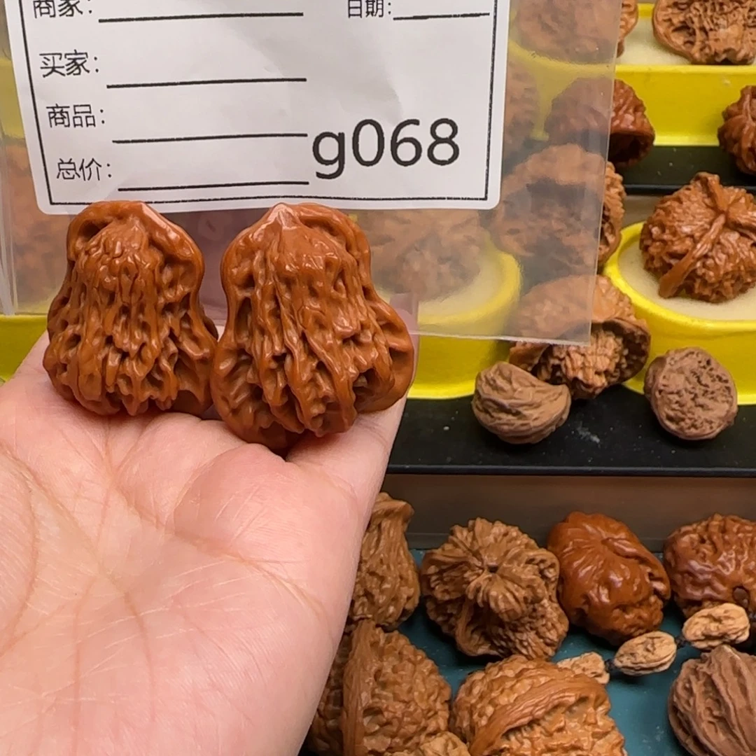 江***晴把件桃核文玩的好